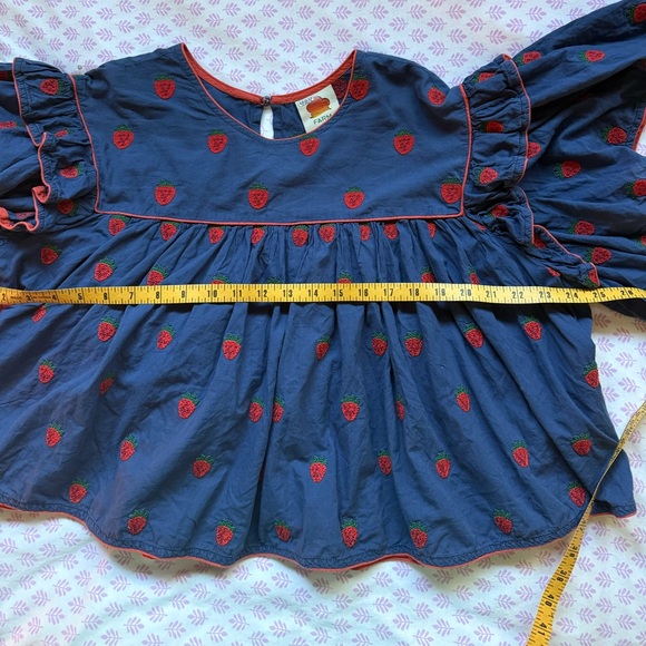 Farm Rio Strawberry Ruffle Blouse - Picture 11 of 11